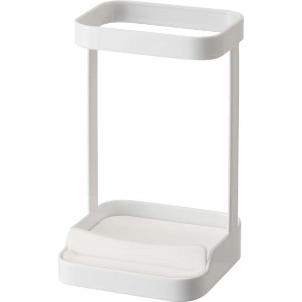 耐熱トレー付き ヘアーアイロンスタンド タワー ホワイト 5062 1個