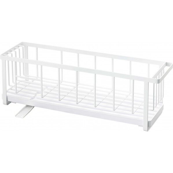 スリムツーウェイ水切りワイヤーバスケット タワー ホワイト 5068 1個