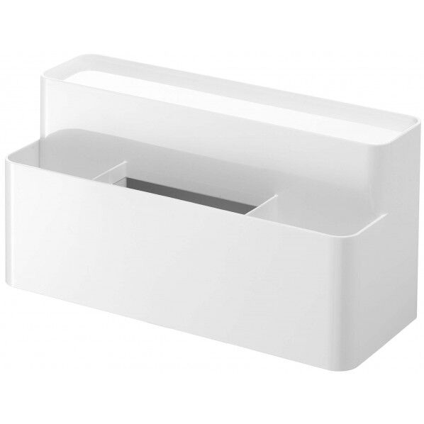 リモコン&ティッシュケーススタンド スマート ホワイト 26×10.5×13cm 69571 1個
