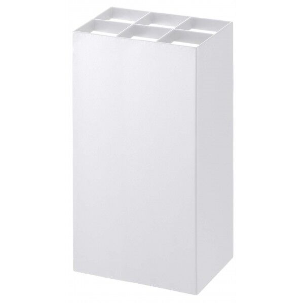 傘立てスマート6本用 ホワイト 16.5x11x30cm 7031 1個