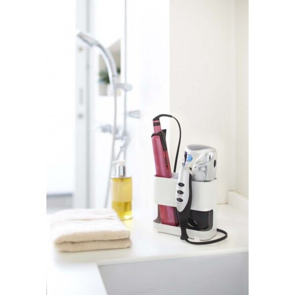 ドライヤー&ヘアーアイロンホルダー ボーテス ホワイト 16x8.5x14cm 7593 1個