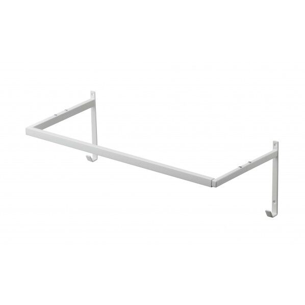 伸縮浴室扉前物干しハンガー タワー ホワイト 5111 1個