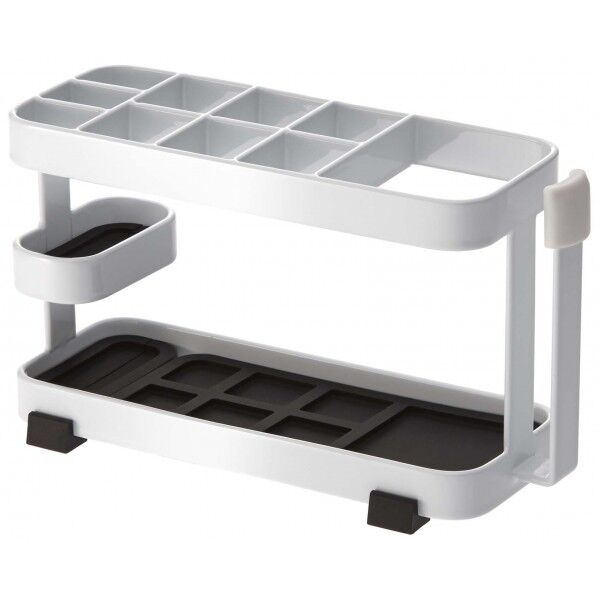 山崎実業 トゥースブラシスタンドタワー ワイド ホワイト BT-T WH 1個...