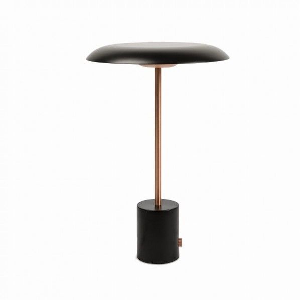HOSHI LED Black and brushed copper portable lamp ブラック・コッパー 260×400×260mm FA28389 1台