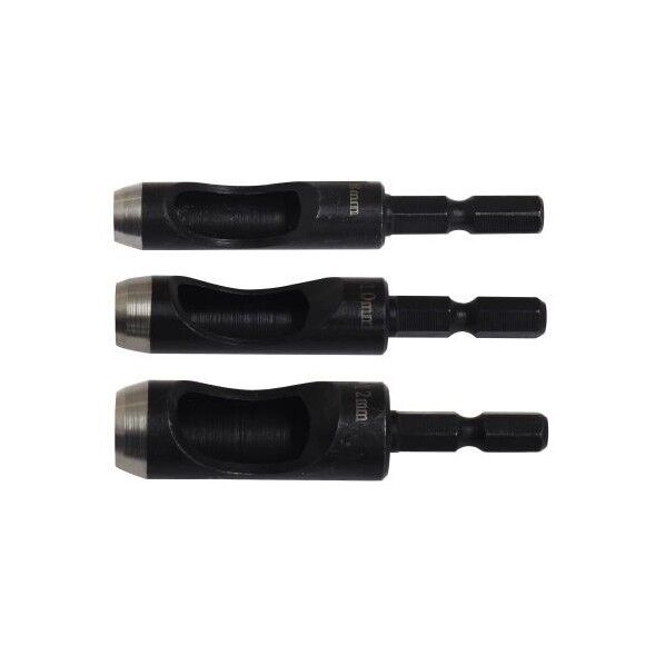 六角軸皮抜きポンチセット 3本組 タガネ・ポンチ HMP-3M 1本