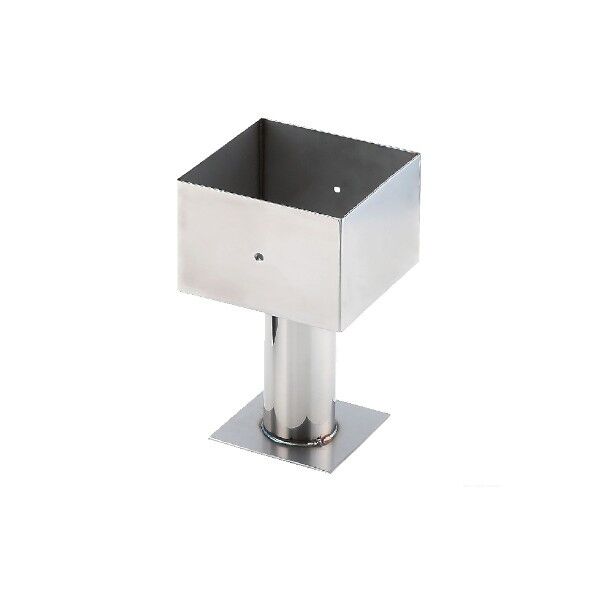 柱受 ステンレス カップ型 W150mm×H100mm 13000024 1個