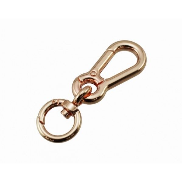 回転カラビナ付きフック ピンクゴールド 29253 1個