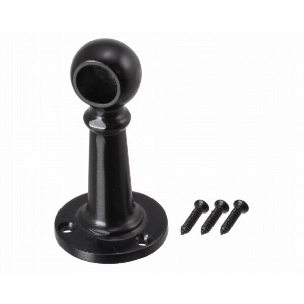 パイプ首長ブラケット ブラック ブラック 37513 1個