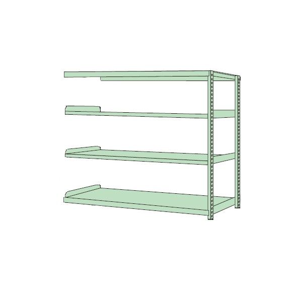 RKラック(連結) グリーン 1800×600×1200mm RKN-8624R 1台