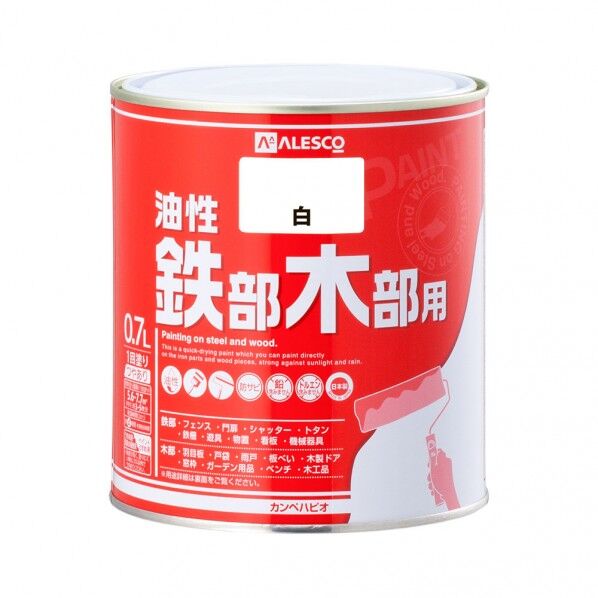 油性鉄部木部用 油性つやあり