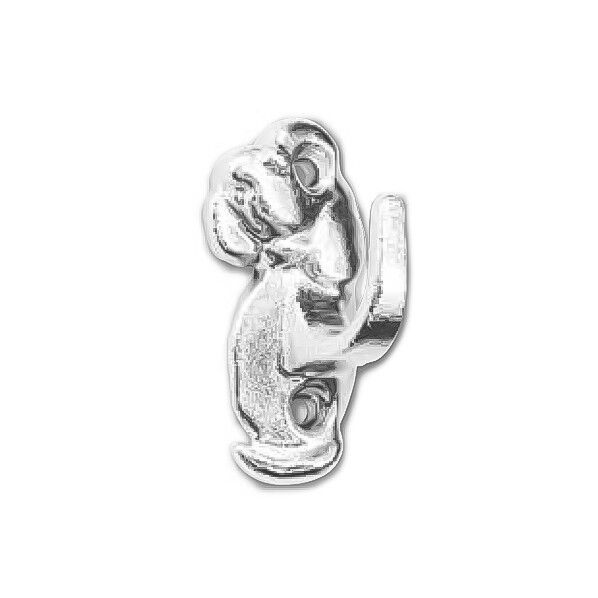 akkeフック(キャバリア) 小型ネジタイプ シルバー L41xW20xH21mm akke₋1CAV 1個