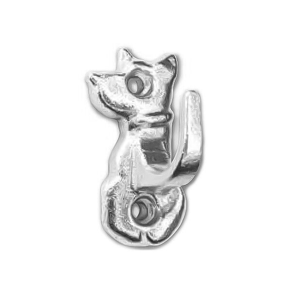 akkeフック(柴犬) 小型ネジタイプ シルバー L39xW20xH21mm akke₋1SHI 1個