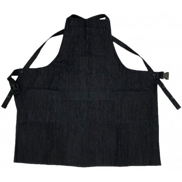 カチャッとエプロン デニム 800mm×865mm 565 1点