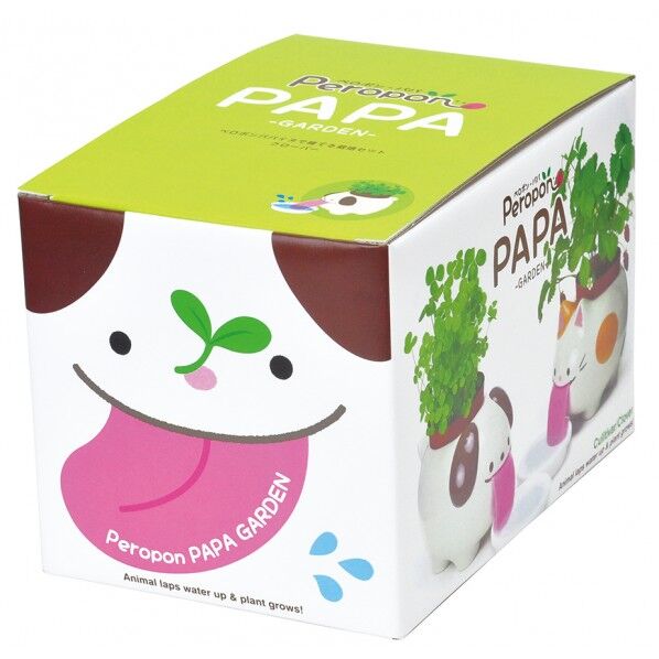 観葉植物 栽培キット ペロポンパパ イヌ クローバー おおきいぺロポン ハーブ栽培キット 1点