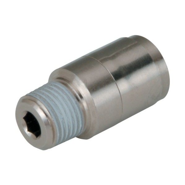 チューブフィッティング ブラスストレート (六角穴付)