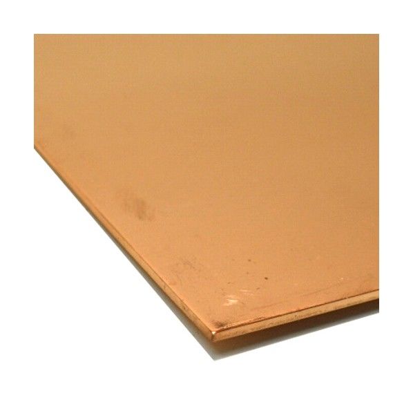 銅(金属切板銅板タフピッチ) C1100P t0.8mm W600×L600mm B086HQKJG1 1枚
