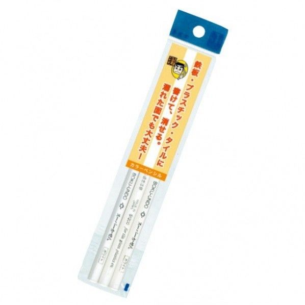30177 カラーペンシル 白 文具・事務用品 3本