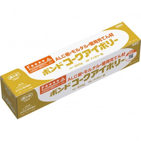 ALC板･モルタル･壁用充てん材 ボンドコーク アイボリー 500g #50212 1点