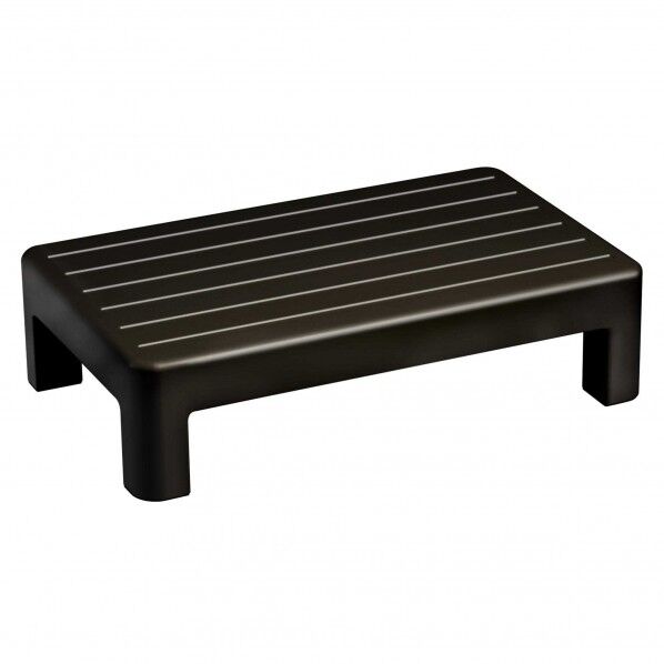 玄関踏台大型 ブラウン 高さ140x幅550x奥行340(mm) ST-635 1個