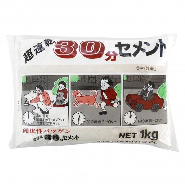 30分セメント ホワイト 1kg 1kg 10632500 1点