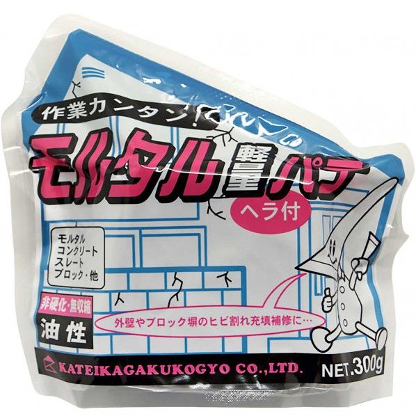 モルタル軽量パテ グレー 300g 300g 4885200 1点