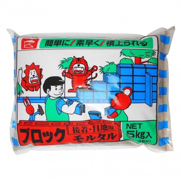 ブロック接着モルタル 5kg 3591170500 1点