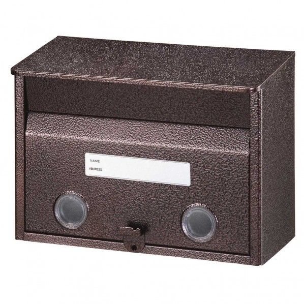 アンティークポスト エンボスブロンズ 全幅(mm)X全高(mm)X全奥行(mm):348X255X170/重量(g):1710 MYL-30 1個