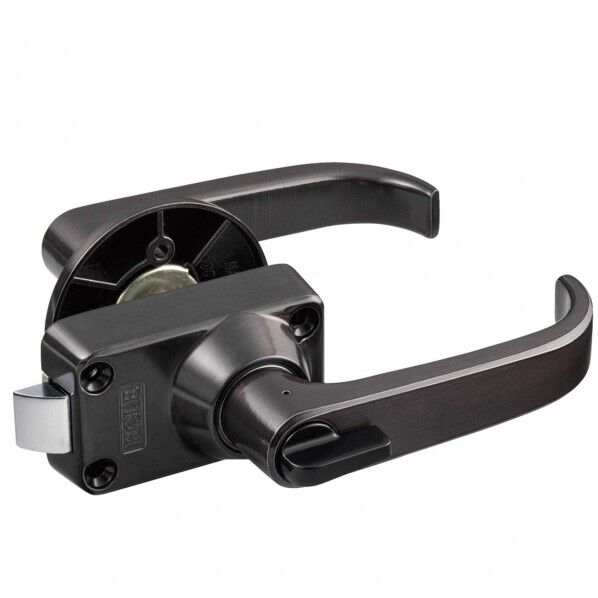 バリアフリーレバーハンドル錠 トイレ用 外開き 7010481 1セット