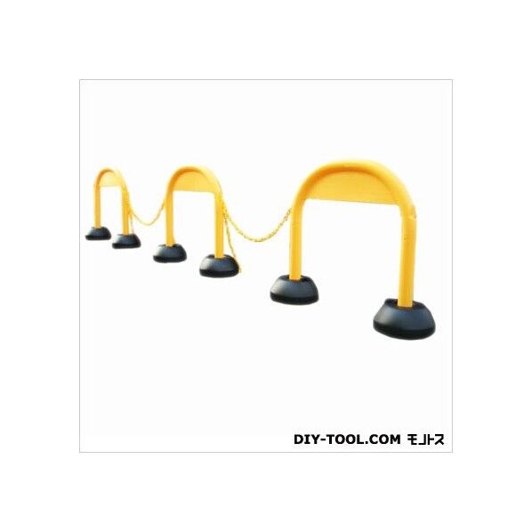 アーチスタンド3台組Y(チェーン有り) イエロー SF-47-Y 1点