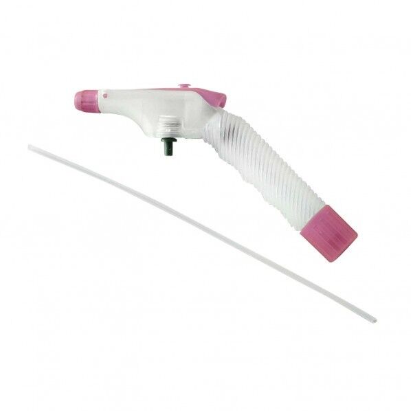 ペットボトル専用加圧式スプレーノズル ピンク 12.5X22X32(cm)/チューブ:φ0.4X28(cm) 6666900 1個