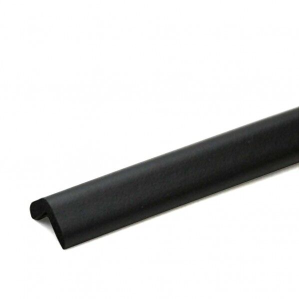 ブラック 幅18mm✕長さ900mm✕厚み4mm✕高さ15mm 6232200 1本