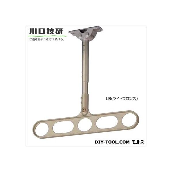 軒天用ホスクリーン シャフト・スリムベースタイプ ライトブロンズ ZP-104-LB 2本