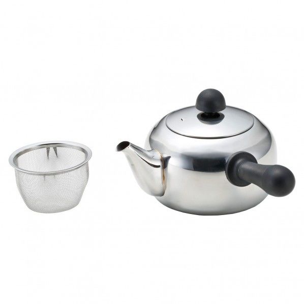 ヴィータ 18-8ステンレス ティーポット 横手 0.7L 20.5×10.3cm 深さ7.4cm ND-6211 1個