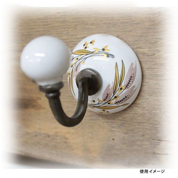 セラミック装飾フック 幅58mm×高さ85mm IK-271
