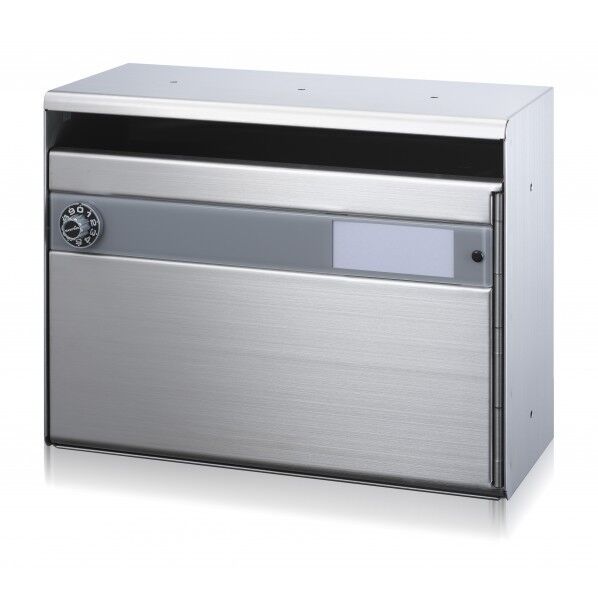 集合郵便受箱:DA-N1 ダイヤル錠 ステンレス W340xH260xD150mm 1台
