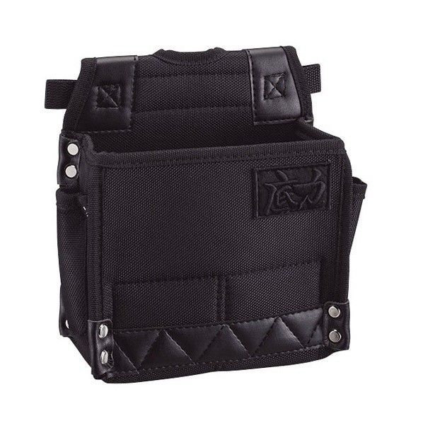 クロスバック ボルト 腰袋 極仕事人 S ブラック 215×185×70mm KKB-10S/BK 1個