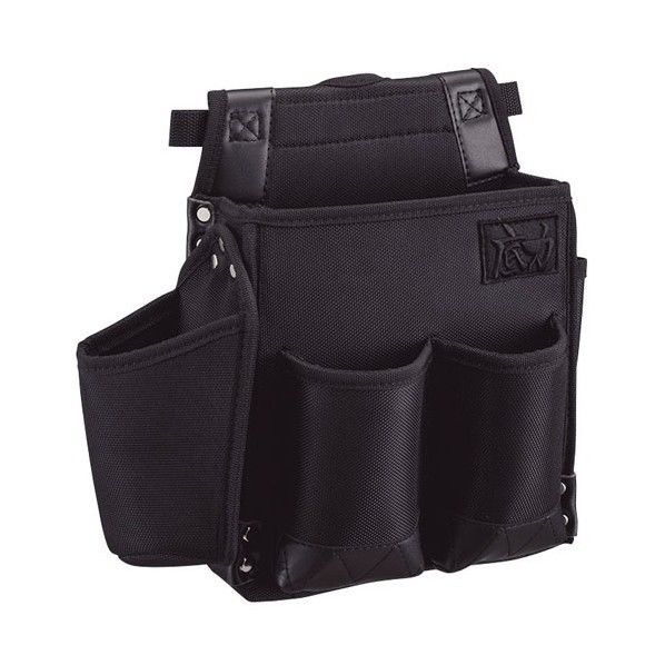 クロスバック ネイル 釘袋 極仕事人 M ブラック 275×290×55mm KKN-20M/BK 1個