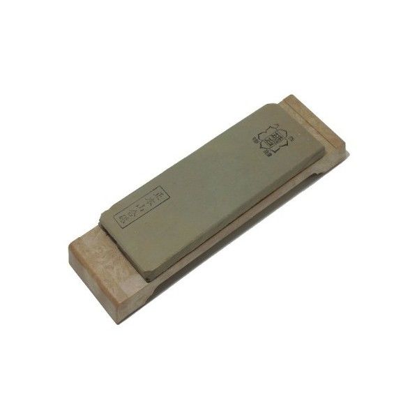 フチオカ天然合砥石 正本山合砥 100型 プラ台付 約 165×55×10mm 1本
