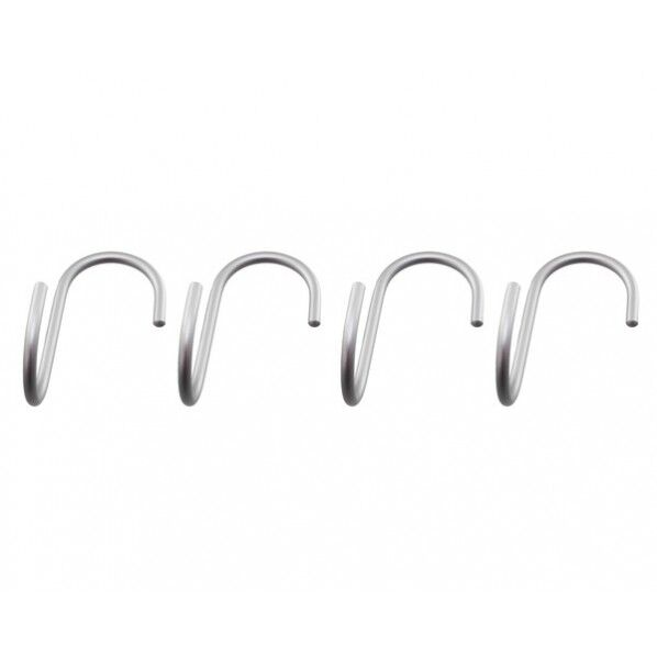 アルミ直角Sフック シルバー 小 95363 4本
