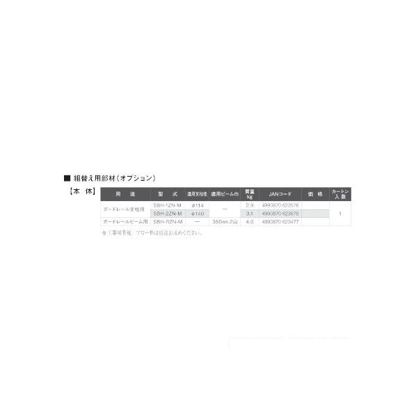 サインホルダー ビーム用(ドブメッキ)本体 SBH-RZN-M 1台