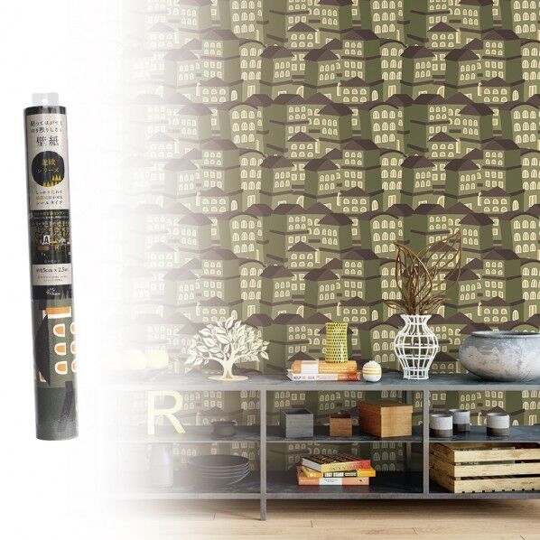 貼ってはがせる壁紙 街の明かり 45×250(cm) JK4554 1枚