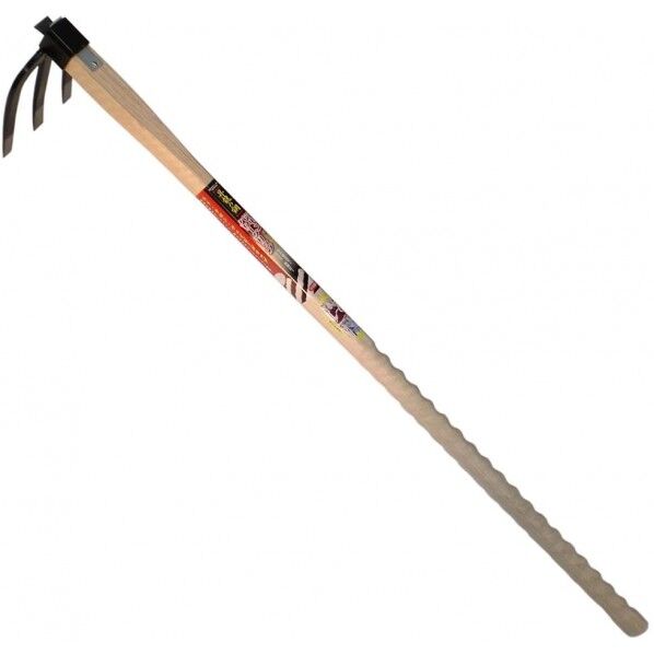 昇龍の鋼 ラセングリップ柄 ホーム三本鍬 柄1050mm 711631 1点