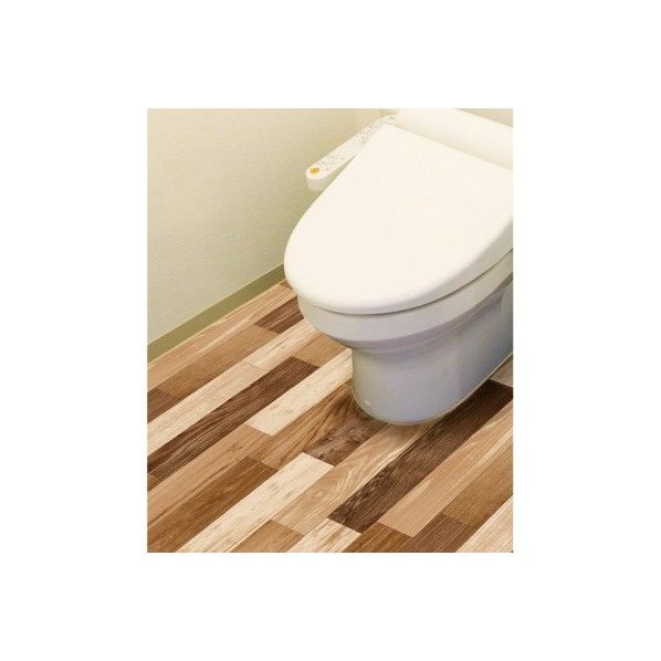 防水模様替えシート トイレ床全面用 BKTY-90200 1083826 LBR 90cm×200cm 1個