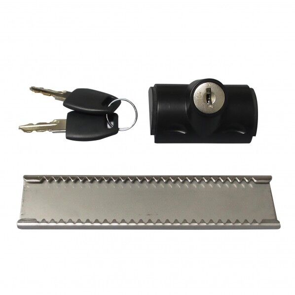 鍵付 スライドロック 120mm×32mm×36mm N-3084 1セット