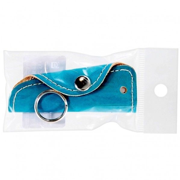 本革キーカバー 30mm×73mm×12mm ターコイズ No.142