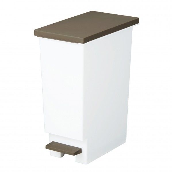 ペダル式ゴミ箱 デオキープ スリムペダル20型 W200×D355×H450mm 20L DS-240-720-0 1個