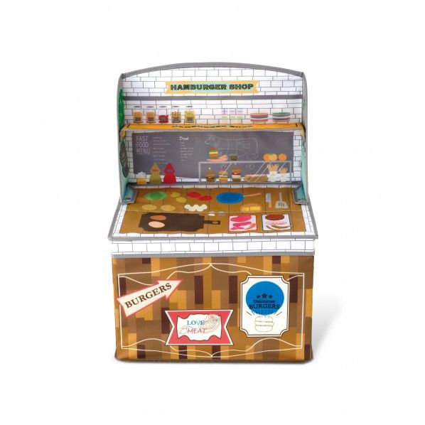 FOPPERY(ホッペル) キッズ収納ボックス Hamburger shop KNB88050 1個...