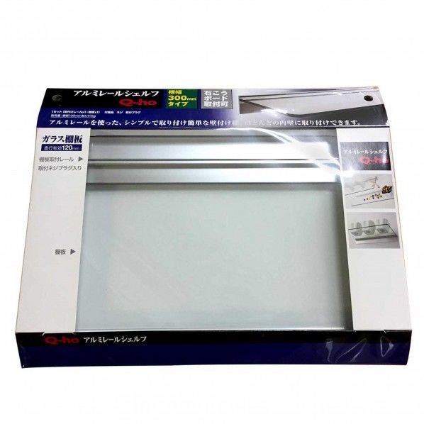 アルミレールガラス 長さ300mm×幅120mm×厚み5mm T1520 1点