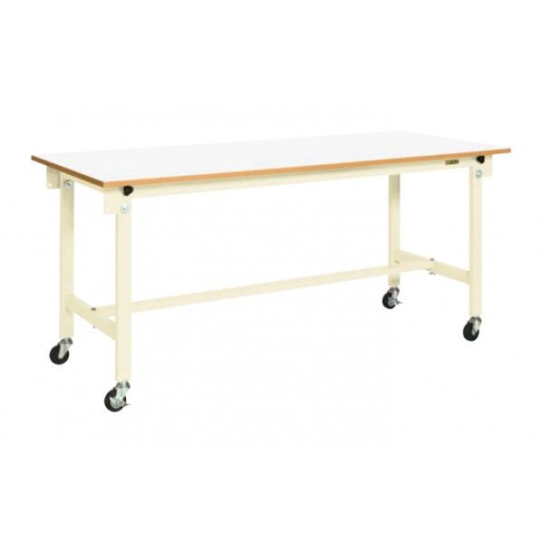 軽量作業台 CKタイプ 移動式 アイボリー 1800×900×810mm CK-189FRNIV 1台