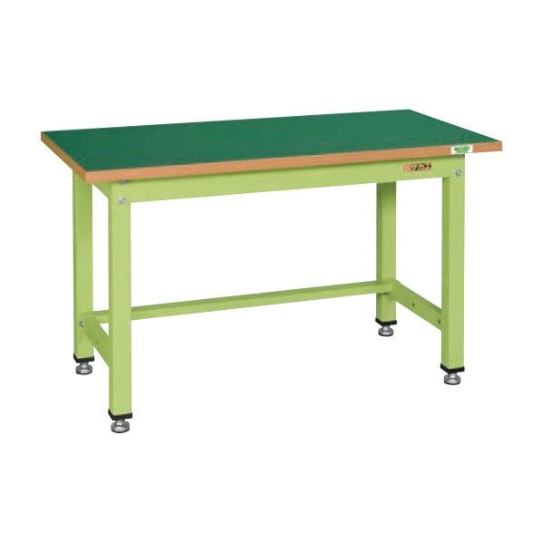 中量作業台 KVタイプ サカエグリーン 1200×600×740mm KV-483FEN 1台